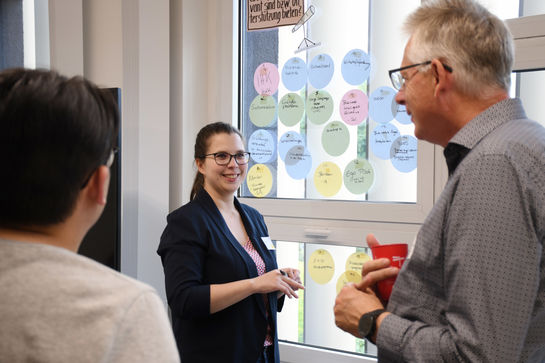 Gesammelt wurden u.a. bekannte Anlaufstellen und konkrete Angebote für Gründungsinteressierte. Foto: Karoline Klimek