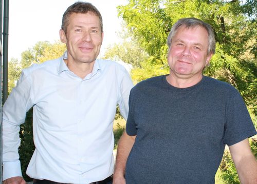 Porträtbild Eric Bourgett und Dr. Detlef Förster: ESA Patentverwertungsagentur Sachsen-Anhalt Interview