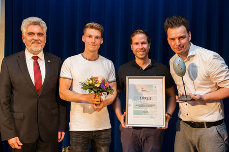Auszeichnung junger Wissenschaftler und Unternehmer beim Bestform-Award 2019.