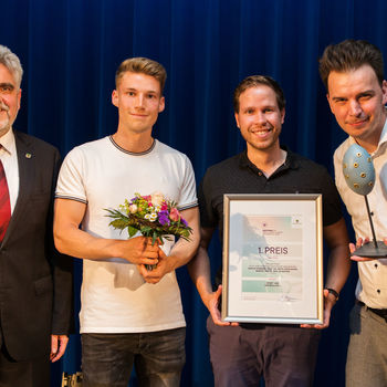 Auszeichnung junger Wissenschaftler und Unternehmer beim Bestform-Award 2019.