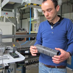 Werkstück aus Carbon KAT Labor Funktionsoptimierter Leichtbau Hochschule Magdeburg Stendal