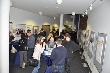 Posterpräsentationen KAT-Netzwerk Unterwegs Wirtschaft trifft Wissenschaft 2018 IHK Halle Dessau 3